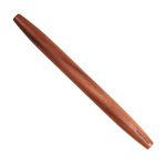 Muso Wood Rolling Pin for Baking Non Stick Wooden French Rolling pin 40cm, Tapered Rolling pin for Fondant, Pastry, Pizza, Cookie, Pie Crust(Sapele Wood Roller)