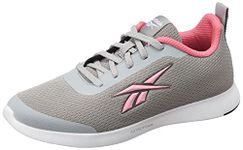 Reebok Womens Lunar Walk W Flat Grey/Astro Pink/White Walking Shoe - 4 UK (GB1942)