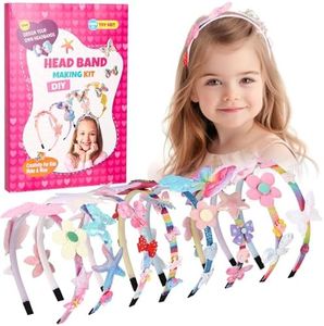 Kit Accessori Capelli 8 Pezzi, Artigianato Fai-da-Te Regalo per Ragazze, Giochi Bimba Femmina, 5-12 Anni Regali per Ragazze, Lavoretti Creativi, Regali di Compleanno e Natale per Bambina
