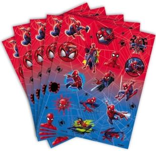 Unique 59241 Spiderman Sticker Sheets, 4ct
