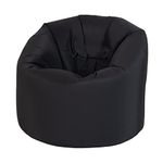 Ready Steady Bed Gaming Bean Bag Chair | Indoor Outdoor Living Room Beanbag Seat for Adults & Kids | Ergonomic Design for Body Support | Water Resistant | Durable & Comfortable (Black)