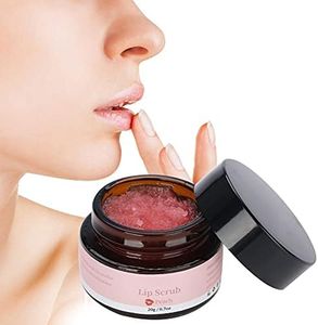 Exfoliante de labios que contiene esencia de manteca de karité Cuidado de los labios Exfoliante Exfoliante Hidratante de labios, Reparación de labios para labios suaves y suaves 20g/Botella