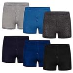 ASRL Pack Of 6 Mens Boxers Plain Assorted Shorts Underwear. (as8, alpha, m, regular, regular)