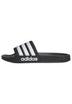 adidas Unisex-Adult Adilette Shower, Core Black/White/Core Black, 11