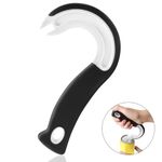 Ouligay Ring Pull Can Opener Tin Openers Jar Openers for Arthritis Hands J Shaped Kitchen Aid