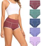 POKARLA Womens Cotton Underwear Hig