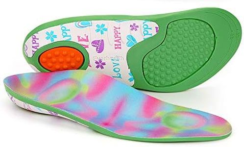 Plantillas para niños Insertos de zapatos Ortesis Comfort Arch Support, Suela interna que absorbe los golpes Cojines para el talón, Pies planos, Pronación por debajo/por encima (20-22 EU)