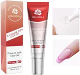 UNA GELLA Gel X Nail Glue for Press On Nail Tips, Adhesive Super Bond Solid U V Nail Glue Gel Long Lasting for Acrylic Fake Nails Extension - 20ml Strong Soft Glue for Nails Curing Light Needed