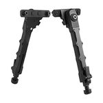 M-L-OK Bipod, Adjustable 6" to 8" Tactical Rifle Bipod for M-L-OK Bipod, Adjustable 6" to 8" Tactical Rifle Bipod for M-l-ok for Hunting and Shooting
