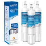 PUREPLUS 4204490 Water Filter Replacement For Sub-Zero 4204490, 4290510 Refrigerator Water Filter, 3Pack