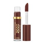 Max Factor 2000 Calorie Lip Glaze Chocolate Glow, Full Shine Lip Gloss, Nourishing with Hyaluronic Acid & Squalane, Instant Plump, Non-Sticky, Vanilla-Milk Scent, Fuller Looking Lips