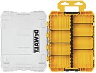 DEWALT Tool Box, Tough Case Organizer, Medium, 8-Compartments, for Small Tools and Accessories (DWAN2190)