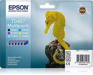 Epson C13T04874020 Pack of 6 Cartridges Printer Black