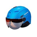 2-in-1 Visor Ski Snowboard Helmet D