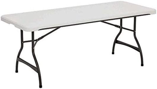 Lifetime 80306 Commercial Stackable Folding Table, 6', White