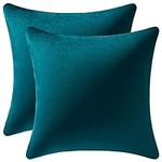 Throw Pillow Cases 18x18 Teal: 2 Pa