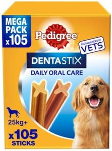 Pedigree DentaStix Daily Dental Chews Large Dog 25kg+ 105 Sticks