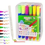 FunBlast Magic Colors Pen Set – 12 Pcs, Colour Changing Sketch Pens, Colouring Kit Art Markers Colour Sketch Pens Set for Kids, Artists Sketching Drawing Materials, Art & Craft Supplies