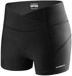 INBIKE Women's Cycling Underwear 3D Padded Breathable Bike Shorts High Waist Quick Dry Briefs for MTB Black Medium