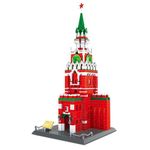 SIBIT Russian Spasskaya Tower Of Moscow Kremlin Russia Building Blocks Set (1047 Pcs,6+ Years) Box|Diy Learning Toys For Childrens,World'S Great Architecture Series,Multi