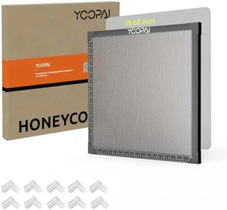 YOOPAI Honeycomb Laser Bed 500x500mm Honeycomb Working Table with Aluminum Panel for Laser Cutter Engraver Accessories, Desktop Protection, Fast Heat and Smoke Dissipation 19.7"x19.7"