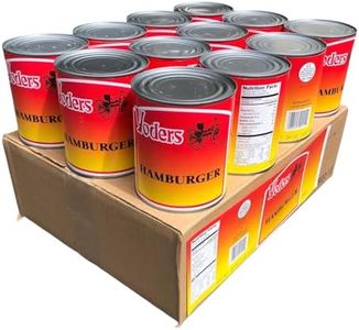 Yoders Canned Hamburger Ground Beef Case 12 Cans