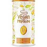 Vegan Protein Powder - Muscle Building Powder with Amino Acids - Plant Based Protein Shake - Chocolate Flavour - High Protein Low Calorie Vegan Pea Protein Powders - 40 Servings in 600g - Alpha Foods