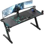 Eureka Ergonomic 60" Z Shaped Computer Gaming Desk