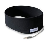 SleepPhones AcousticSheep Classic | Corded Headphones for Sleep, Travel, and More | The Original and Most Comfortable Headphones for Sleeping | Pitch Black - Breeze Fabric (Size S)