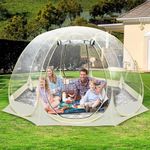 Instant Pop-up Bubble Tent Shelter - with 2 Ventilation Ports and Removable Top Cover and -540°Panoramic Camping Tent Perfect for Outdoor Activities - Ideal for 8-10 People