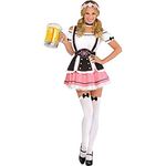 Amscan 844621-55 Adults Oktobermiss Fancy Dress Bavarian Oktoberfest Costume (UK Dress Size 10-12)