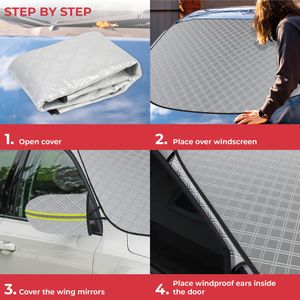 GADLANE Magnetic Windscreen Cover Small – Frost & Snow Protection