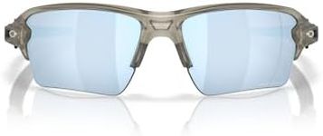 Oakley OO9188 Flak 2.0 X Sunglasses, Matte Grey Ink/Prizm Deep Water Polarized, 59 mm