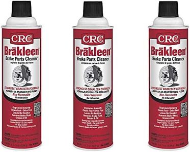 CRC 05089 BRAKLEEN Brake Parts Cleaner - Non-Flammable -19 Wt Oz, 3 Pack