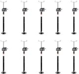 Garvee RV Slide Out Stabilizer Jacks (Set of 6) - 30,000lb Heavy Duty Support, 21"-34" Quick-Lift Adjustable - Power Drill & Hand Crank Compatible for Campers, Travel Trailers & RVs