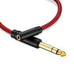 3.5MM Female to 6.35MM Male Audio Cable (20Ft/6M)