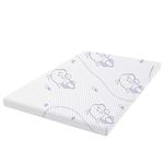 Alwytlon Pack and Play Mattress Pad for (38"x26"x2"), Playpen Pad, Playard Mattress for Pack and Play, Pack N Play Mattress Topper with Washable Cover, New 2" Thick