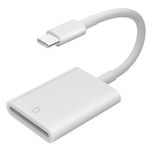 Tiansong USB C SD Card Reader, USB-C Memroy Card Adapter Trail Camera Viewer for Android Type C OTG Device Portable SD Card Reader for Mac MacBook Air/Pro M1 iPad Pro Samsung S21/S22 (White)