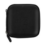 Linsoul ZiiGaat Square Earbud Case, Portable Wired Earphone Carrying Case, Waterproof Leather Storage Bag for KZ ZS10 PRO, SIMGOT EM6L, 7Hz Zero:2,TANGZU Wan’er S.G and Zonie (Black-ZiiGaat)