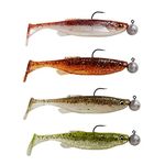 Savage Gear Fat Minnow T Tail RTF Fishing Bait (Clearwater Mix-7.5CM-5G + 7.5G)