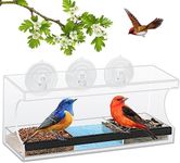 Jarkyfine Window Bird Feeder for Vi