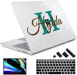 May Chen Case Compatible for 13.5" Microsoft Surface Laptop 5/4/3 with Metal Palm Rest Model 1951/1868, Plastic Hard Shell Case with Screen Protector + Keyboard Cover, Custom Personalized Name