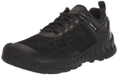 KEEN Women's Nxis Evo Waterproof Hiking Shoe, Black/Steel Grey, 3 UK