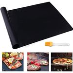 CHERAINTI Grill Mat Oven Liner 70"x16" Non-Stick Reusable Barbecue BBQ Mat, Cut to Any Size, for Gas Grill, Charcoal, Electric Grill, Electric Oven, FDA Approved, Heat Resistant