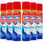 Dylon Easy Iron & Spray Starch 300ml 2 in 1 PACK OF 6 (new package )