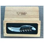 Laguiole en Aubrac Sommelier Waiter's Corkscrew Wine Opener, Ebony Handle
