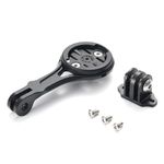 Cestbon New Bike Combo Mount with Adapter for Garmin Wahoo Bryton Hammerhead Campatible with Cervelo Trek Bontrager Blendr BMC ICS Cannondale C1 Stem