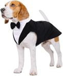 Kuoser Dog Tuxedo Dog Suit and Band