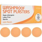 JFA Washproof Spot Plasters 22 x 22mm 100 Plasters Per Box