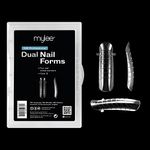 Mylee Dual Nail Forms - 12 Sizes to choose from - Reusable, 120 nail forms for multiple applications - Acrylic Nail Molds, For Polymer Gel Nail Extension